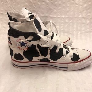 cow converse high tops